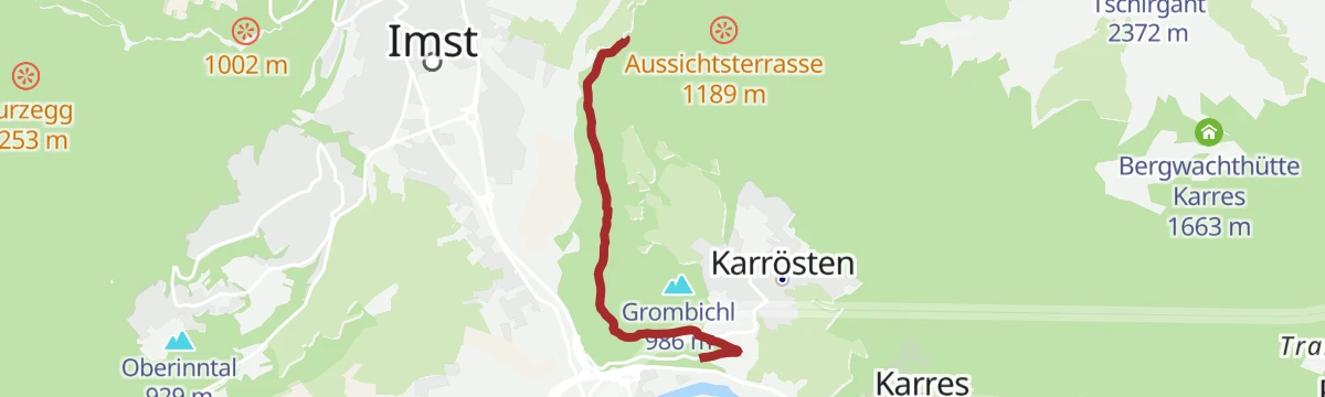 Route map: Verbindungsroute (Nr. 631)